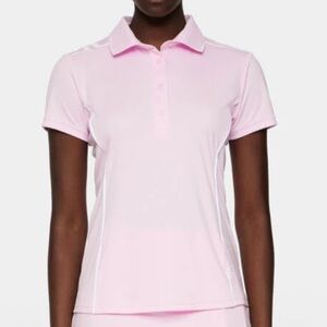 J. Lindeberg Leyla Biograde Jersey Polo Pink Size Medium